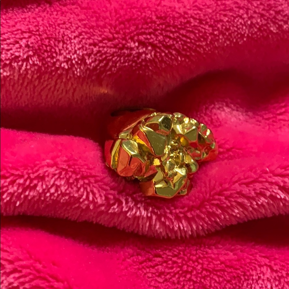 Michael Kors golden nugget statement ring